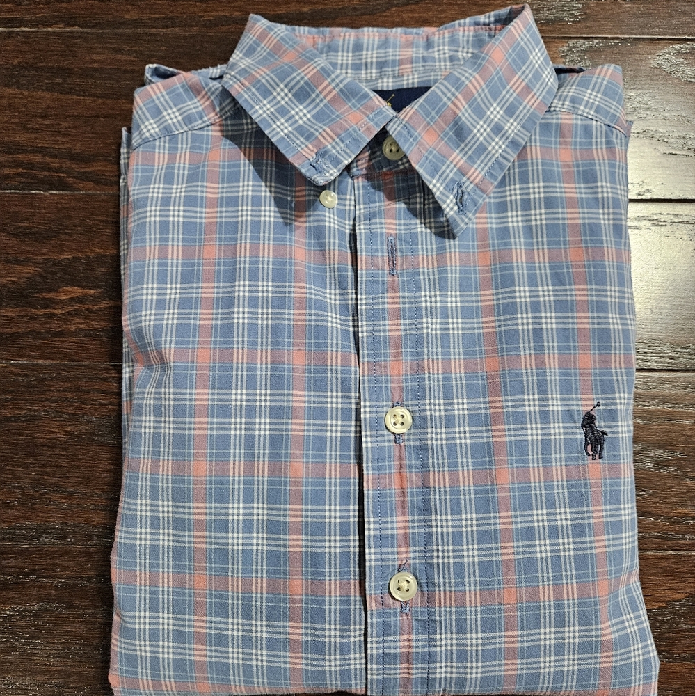 Boys Polo long sleeved button down
